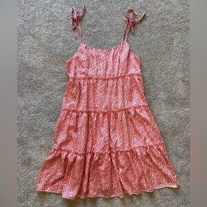 Women’s DAVI & DANI Red Floral Dress- Size Large